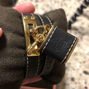 Juicy Couture wrap watch with mother of pearl face
